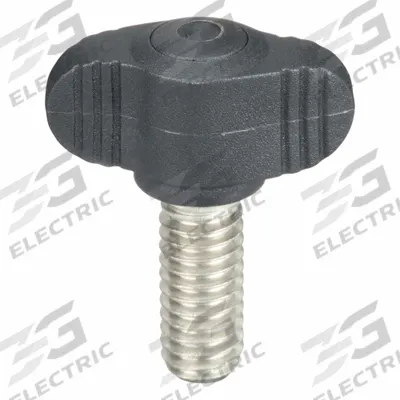 KIPP Hand Knob: Wing, Plastic w/ SS Thread, 5/16"-18 Thread, 20 mm Thread Lg - Wing Knobs with Threaded Stud