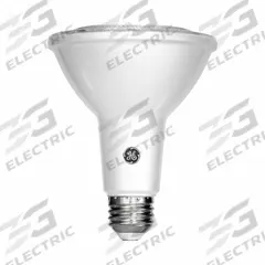 GE Compact LED Bulb: LED, PAR30L, Medium Screw (E26), 12 W Watt, 75 W Incandescent Watt Equivalency (MPN LED12DP30LRW930/40). Key specifications — Bulb Finish: Clear; Color Temperature: 3000K; Shatter-Resistant: No; Brand: GE; Voltage: 120V AC; Bulb Shape: PAR30L.