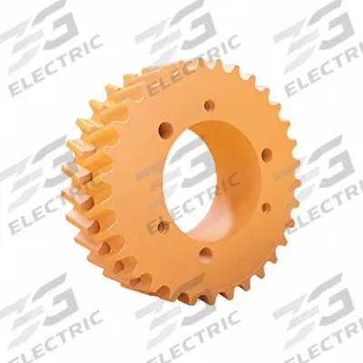 CONTINENTAL Sprocket: Bushed, Quick Detachable, 8 mm Pitch, For 32 mm Belt Wd, 80 Teeth - Thunderbolt Composite Timing Pulleys
