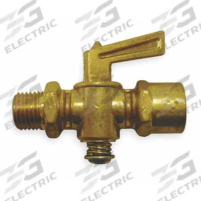 WEATHERHEAD Ground Plug Valve: For Fluids Media, 2-Way, 1/4 in Pipe Size, Brass, MNPT x FNPT - Inline Brass Plug Valves