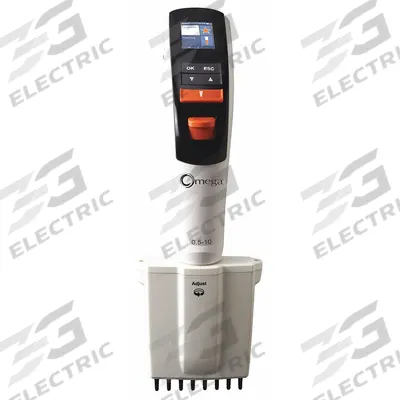COLE PARMER Multichannel Pipettor: 8 Channels, 10 ul Capacity - Max - Multichannel Pipetters