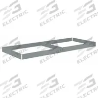 TENNSCO Shelf: 72 in x 18 in, 1,750 lb Load Capacity, Gray, Shelf (MPN ZLES-7218). Key specifications — Includes: (4) Beams; Shelf Configuration: Single Straight; Color: Gray; Frame Material: Steel; Brand: TENNSCO; Frame Finish: Zinc Plated; Product Type: Shelf.