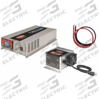TUNDRA Inverter and Battery Charger: Pure Sine Wave, 3,600 W Peak Output Power, 10.5 to 15V DC (MPN ICS18245). Key specifications — Charger Input Voltage: 105 to 130V AC; Brand: TUNDRA; Charger Output Voltage: 13.2V to 14.4V; Inverter Input Voltage: 10.5 to 15V DC; Inverter Output Form: Pure Sine Wave; Inverter Output Voltage: 120V AC.