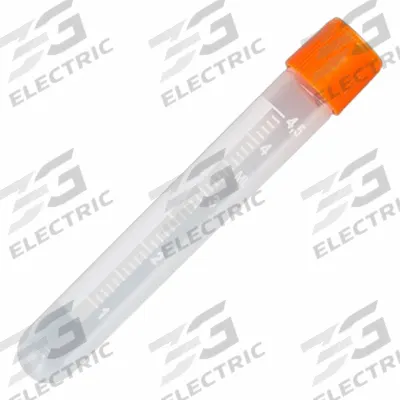 GLOBE SCIENTIFIC Test Tube: Test Tube, Polypropylene, 5 mL Capacity - mL, Round - Plastic Test Tubes