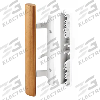 PRIME-LINE Sliding Door Lock: 2 in Lg, 2 in Wd - Recessed Handles for Sliding Doors