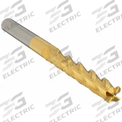 APPROVED VENDOR Square End Mill: Carbide, TiN Coated, 4 Flute, 1" Mill Dia, 3" LOC - General Purpose Carbide Square End Mills