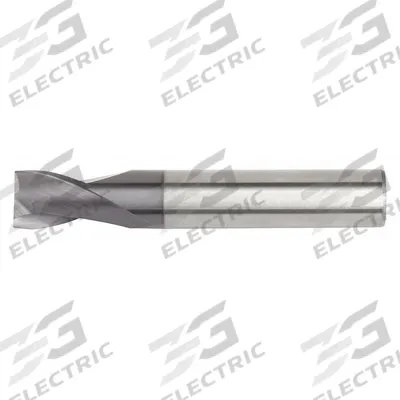WIDIA HANITA Corner Chamfer End Mill: Carbide, TiAlN Coated, 2 Flute, 5 mm Mill Dia - General Purpose Carbide Corner-Chamfer End Mills