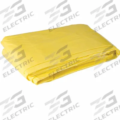 DMI Emergency Blanket: Yellow, 54 in Wd - High-Visibility Disposable Blankets