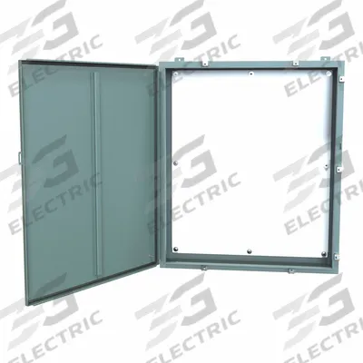 HAMMOND Electrical Enclosure: Steel, 42 in x 36 in x 8 in, NEMA 12/13/3R/4, w/Panel - Steel Washdown Enclosures