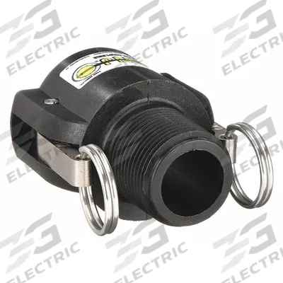 BANJO Cam and Groove Coupling: 4 in Coupling Size, 4 in Hose Fitting Size, 4 in -8 Thread Size - Type B Polypropylene Cam & Groove Fittings