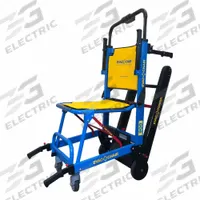 EVAC-CHAIR Powered Evacuation Stair Chair: 560 lb Load Capacity, Powered, Ascending/Descending (MPN 900H). Key specifications — Brand: EVAC-CHAIR; Product Type: Powered Stair Chair; Handle Type: Ergonomic Adjustable; Material: Aluminum; Restraint Locations: Thigh.