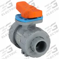 HAYWARD FLOW CONTROL Manual Two-Way Ball Valve: 3/4 in, CPVC, Straight, 250 psi Max. Pressure (CWP) (MPN TBH2075ASTE0000). Key specifications — Brand: HAYWARD FLOW CONTROL; Handle: Locking Tee.