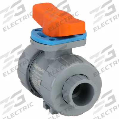 HAYWARD FLOW CONTROL Manual Two-Way Ball Valve: 3/4 in, CPVC, Straight - CPVC Ball Valves