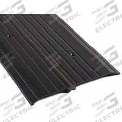 NATIONAL GUARD Door Threshold: Saddle, Aluminum, 6 ft Lg (MPN 8427DKB-72). Key specifications — Brand: NATIONAL GUARD; Transition Type: Fluted.
