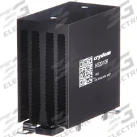 CRYDOM Heat Sink: DIN Rail Heat Sink Mounting, Aluminum, 2°C/W Thermal Resist (MPN HS201DR). Key specifications — Manufacturer Part Number: HS201DR; Fan: Yes; For Use With: Single or Dual Solid State Relays; Material: Aluminum; Heat Sink Mounting Style: DIN Rail; Brand: CRYDOM.
