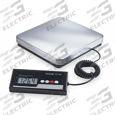 TAYLOR Industrial Bench Scale: 12 in x 12 1/4 in, Not IP Rated, Corded Remote - Bench Scales with Remote Indicator