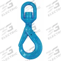 YOKE Self-Locking Hook: 22,600 lb Working Load Limit, 100 Hook Grade, Alloy Steel, 5/8" Thread Size (MPN X-027N-16). Key specifications — Color: Yellow; Brand: YOKE; Visual Indicator Markings: None.