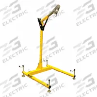 MILLER BY PIP Hoist System: Floor Mnt, 3 1/8 ft Min Base Wd, 5 3/8 ft Max Base Wd, Davit System (MPN DH-2/). Key specifications — Brand: MILLER BY PIP; Confined Space Component: Davit System; Material: Aluminum; Mounting Type: Freestanding.