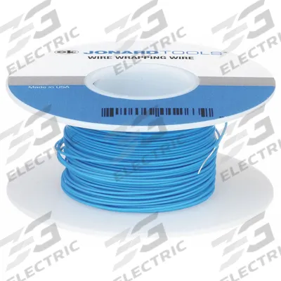 OK INDUSTRIES Spooled Wrapping Wire: 100 ft Overall Lg, 28 AWG Conductor Size - Spooled Wrapping Wires
