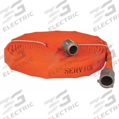 JAFLINE HD Fire Hose: Attack Fire Hose, Double Jacket, 3 in Hose Inside Dia, 50 ft Hose Lg - Attack Fire Hoses