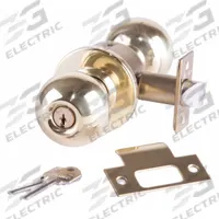 ARROW Door Lockset: Storeroom Knob Locksets, Brass, Interchangeable Core, ADA Compliant (MPN RK12BD 3 CS). Key specifications — Lockset Style: Ball.