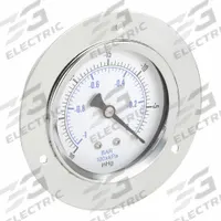 PIC GAUGES Panel-Mount Vacuum Gauge: Front Flange, 2 1/2 in Dial, 1/8 in NPT Male, Center Back, 104D (MPN 104D-258A). Key specifications — Accuracy: ±3-2-3%; Brand: PIC GAUGES; Vibration Resistance Properties: None; Gauge Wetted Parts: Copper.