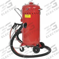 ALLSOURCE Portable Abrasive Blaster with Vacuum: Siphon Feed, 35 lb Media Capacity, 15 cfm (MPN 41700). Key specifications — Manufacturer Part Number: 41700; Brand: ALLSOURCE; Air Flow - Maximum: 15 cfm.