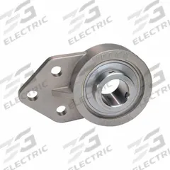 IPTCI BEARINGS 3 Bolt Flange Bearing: Radial Ball, 1 in Bore, SS, Set Screws, 2 3/4 in Lg (MPN SUCSFB205-16 IP69K). Key specifications — Bore Type: Cylindrical; Brand: IPTCI BEARINGS; Lubricant Material: H-1 Grease; Mounting Bolt Size: 5/16 in; Split Housing: Not Split; System of Measurement: Inch.