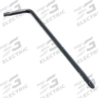 WIHA Torx Key: 2 Tips, Torx, Std End, T9 Tip Size, Long, Alloy Steel, Black Oxide, L-Handle (MPN 37109). Key specifications — attr1205415: WIHA; attr1205419: Black Oxide.