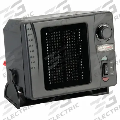 ROADPRO Automotive Heater/Fan: Installation Hardware, Ceramic, 12V, 25 A Current - Installed Auxiliary Heaters