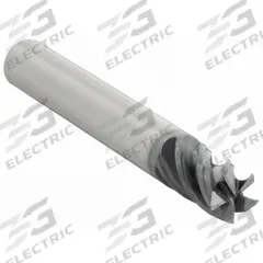 WIDIA HANITA Square End Mill: Carbide, AlTiN Coated, 5 Flute, 1/4" Mill Dia, 3/8" LOC, 2" OAL (MPN 5V4E07002ST)