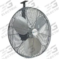CANARM Fan Head: 20 in Blade Dia, Variable Speeds, 120/208 to 230V AC, 1/3 hp Motor, Non-Oscillating (MPN CA20AG-EC). Key specifications — Voltage: 120/208 to 230V AC; Brand: CANARM; Number of Speeds: Variable; Phase: Single.