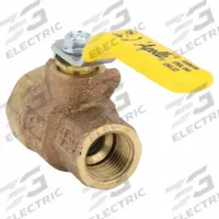 APOLLO Manual Two-Way Ball Valve: 3/8 in, Bronze, Straight, FNPT x FNPT, 600 psi Max. Pressure (CWP) (MPN 77C10201A). Key specifications — Brand: APOLLO; Handle: Lever.