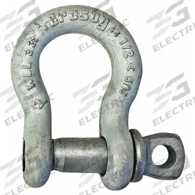 CROSBY Anchor Shackle: Anchor Shackle, 6,600 lb Working Load Limit, 13/16 in Wd Between Eyes - High-Strength Anchor Shackles for Lifting