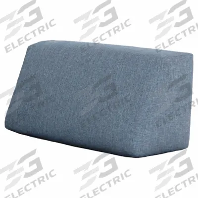 DUOBED Sofa Back Pillow: Blue, Polypropylene, 36 in Overall Ht, 18 in Overall Wd - Modular Multifunctional Furniture Cushions