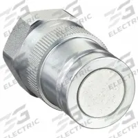 PARKER Hydraulic Quick Connect Hose Coupling: 3/4 in Coupling Size, Steel, Nitrile, Female NPTF (MPN 71-3N12-12F). Key specifications — Seal Material: Nitrile; Body Material: Steel; Brand: PARKER.