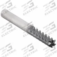 WIDIA HANITA Square End Mill: Carbide, AlTiN Coated, 5 Flute, 3/8" Mill Dia, 1-1/2" LOC, 4" OAL (MPN 4C1510004ST)