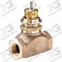 Hydronic Globe Valve: 2-Way, 1.8 CV Flow, 1/2 in Female NPT, Bronze Body, Stainless Steel Stem, NC (MPN VG7443ET). Key specifications — Manufacturer Part Number: VG7443ET; Brand: JOHNSON CONTROLS; Seat Material: Stainless Steel; Specific Valve Action: Stem Up to Close.