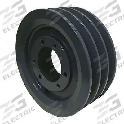 APPROVED VENDOR V-Belt Sheave: 3B136SK, 3 Groove, 13.95 in OD, Bushed Bore - Bushed-Bore Cast-Iron V-Belt Pulleys