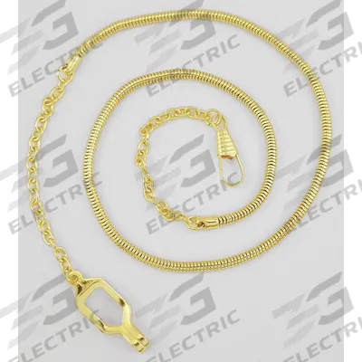 HEROS PRIDE Whistle Chain: Whistle Chain, Metal, Gold - Whistle Chains