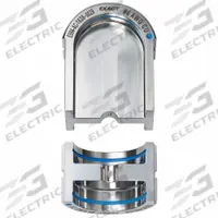 MILWAUKEE Upper and Lower Crimping Die: 6 AWG, U Style Dies, For Use With 2779-22, 2 Sizes (MPN 49-12-U006C). Key specifications — attr511073: U Style Dies; attr511072: Electrical Wire and Cable Crimping; attr473934: MILWAUKEE; attr511065: M18™ FORCE LOGIC™; attr511069: Blue; attr542116: 6 AWG; attr511067: 2779-22.