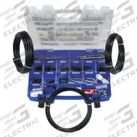 SUR&R Fuel Line Replacement Kit: Fuel Line Repl Kit, 1/4 in, 5/16 in and 3/8 in Fuel Lines, SUR&R (MPN KP1500). Key specifications — Sub-brand: SUR&R; For Use With: 1/4 in, 5/16 in and 3/8 in Fuel Lines; Color: Blue; Includes: (61) Clamps; Brand: SUR&R.