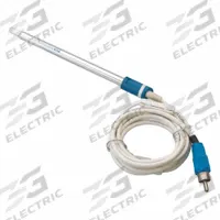 HACH Sensor: E51M001, Temp, -10 to 105°C, 1 m Cable Lg, 1/4 in Overall Dia. Key specifications — attr1371831: E51M001; attr1371833: Sensor; attr1371864: Temperature; attr1371855: Glass; attr1383008: -10 to 105 °C.