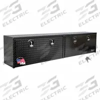 BUYERS PRODUCTS Top Sider: Topside Truck Box, Double Drop-Down Doors Lid, T-Handle Compression (MPN 1721563). Key specifications — Brand: BUYERS PRODUCTS; Color: Gloss Black; Lock Type: Keyed.