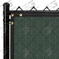 Privacy Screen: Green, High-Density Polyethylene, 7.66 ft Overall Ht, 150 ft Overall Lg (MPN FN-8x150-G). Key specifications — Brand: KEYSTONE FABRICS.