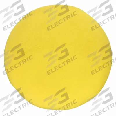 CARRAND Polishing Bonnet: Bonnet, Elastic Band, Foam, 6 in Outside Dia, Yellow - Vehicle Polishing Bonnets