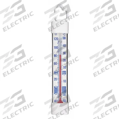COOPER ATKINS Mechanical Food Service Thermometer: Refrigerator/Freezer, Analog - Refrigerator & Freezer Thermometers