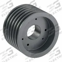 APPROVED VENDOR V-Belt Pulley: B68, 6 Groove, 7.15 in OD, Bushed Bore, SK, Quick Detachable (MPN 6B68SK). Key specifications — Pulley Industry Number: B68; Pitch Diameter: 6.4 in (4L, A); For Belt Section (broad, with similar types): 4L, A, or AX.