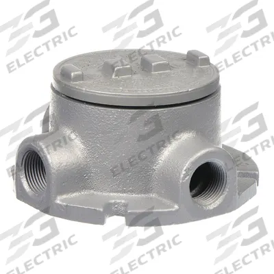 APPLETON ELECTRIC Conduit Outlet Body: Iron, GRF, 1/2 in Trade Size, T Body - T Round Body - Tee Type