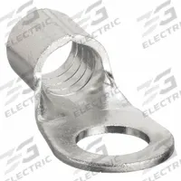 BURNDY Ring Terminal: Bare, 5/8 in Stud Size, 1 AWG to 1 AWG Wire Sizes, 600 V, Brazed Barrel & Seam (MPN YAD1CM16E58). Key specifications — Brand: BURNDY; Series: PAT4PC834.
